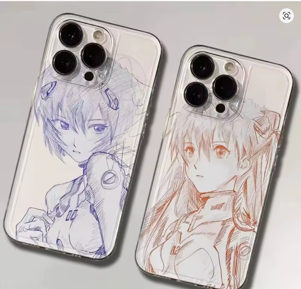 Capa Menina Graffiti Anime para iPhone – Design Feminino Exclusivo | Capas & Cia
