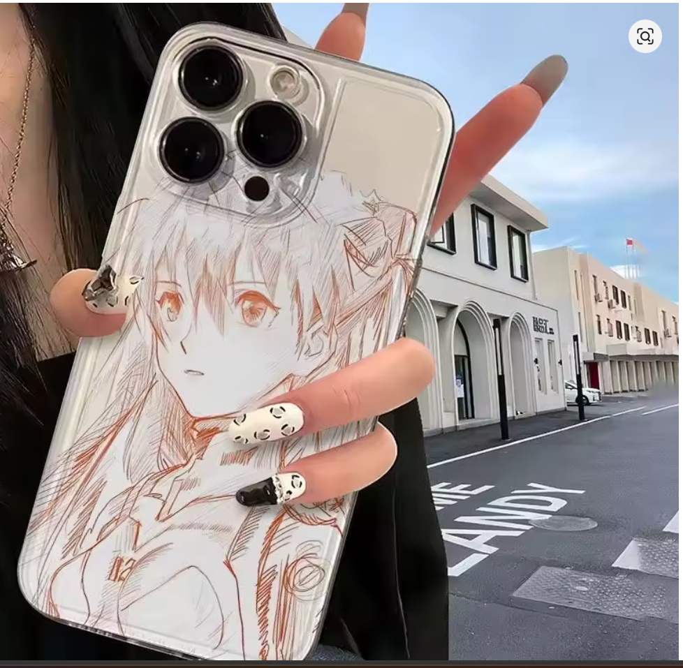 Capa Menina Graffiti Anime para iPhone – Design Feminino Exclusivo | Capas & Cia