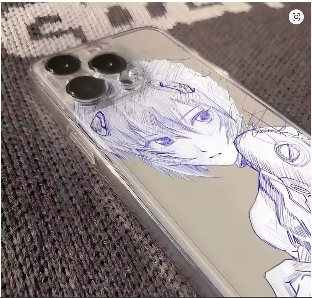 Capa Menina Graffiti Anime para iPhone – Design Feminino Exclusivo | Capas & Cia
