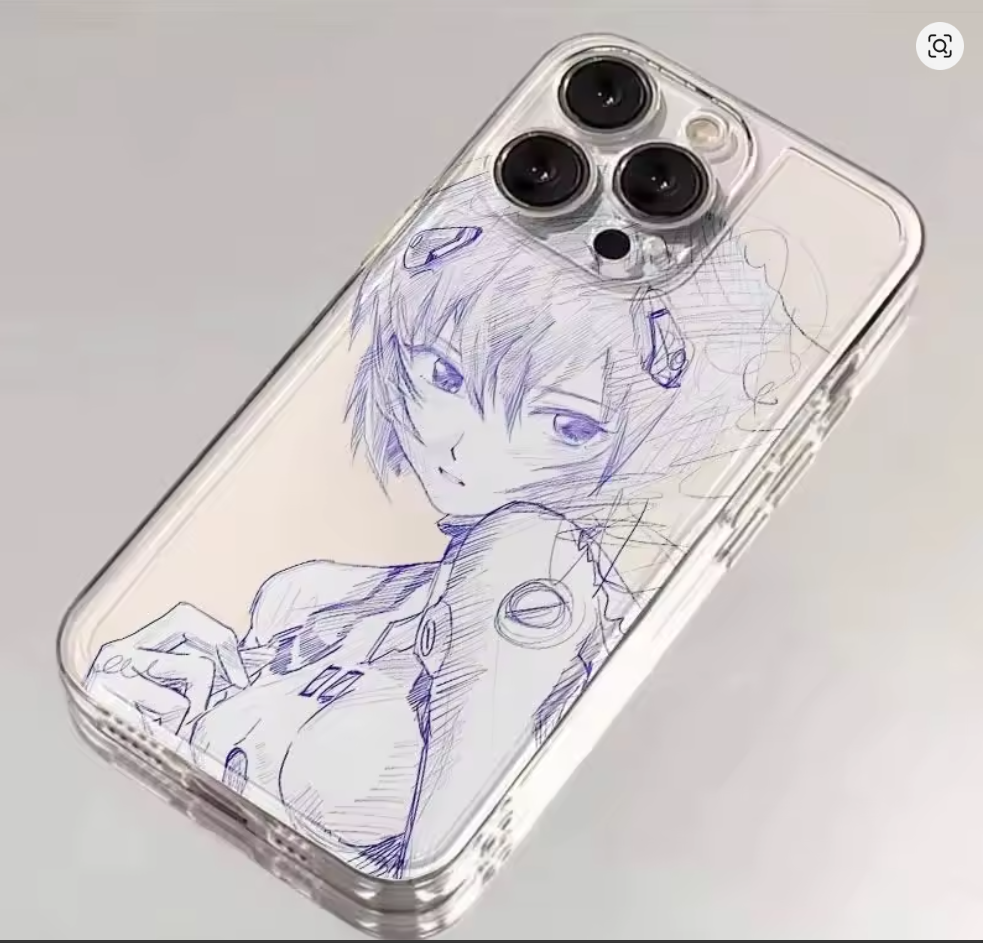 Capa Menina Graffiti Anime para iPhone – Design Feminino Exclusivo | Capas & Cia