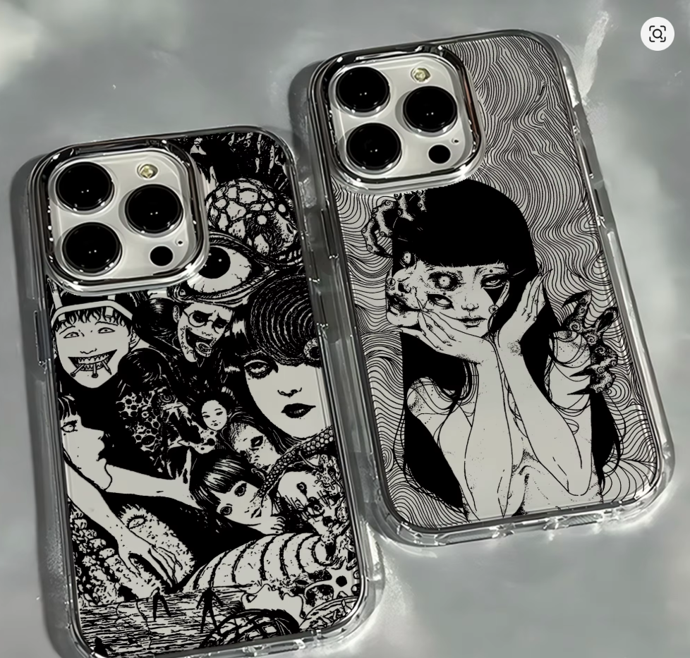 Case Anime Junji Ito Horror Quente P Iphone Xs 11 12 13 14 15 16 17 Pro Max