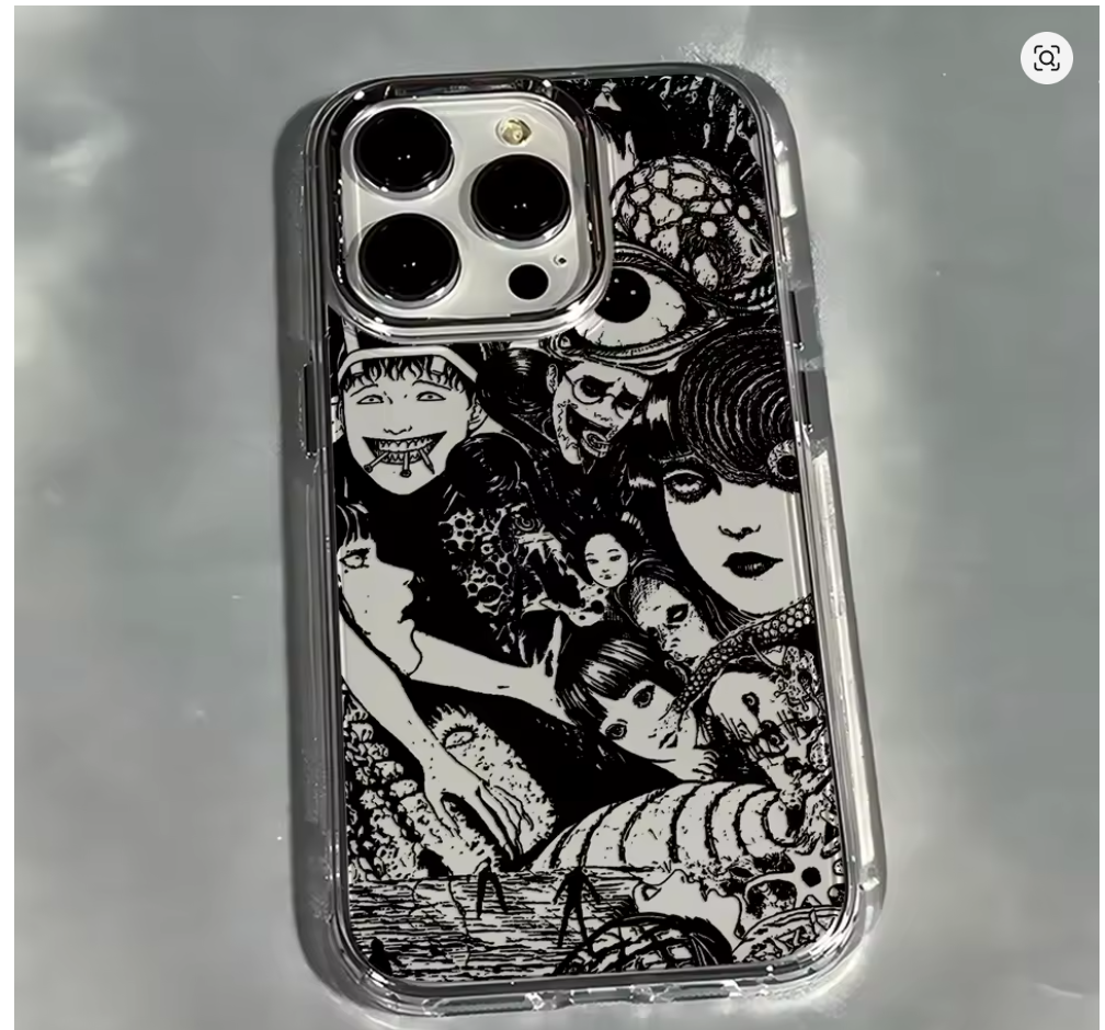 Case Anime Junji Ito Horror Quente P Iphone Xs 11 12 13 14 15 16 17 Pro Max