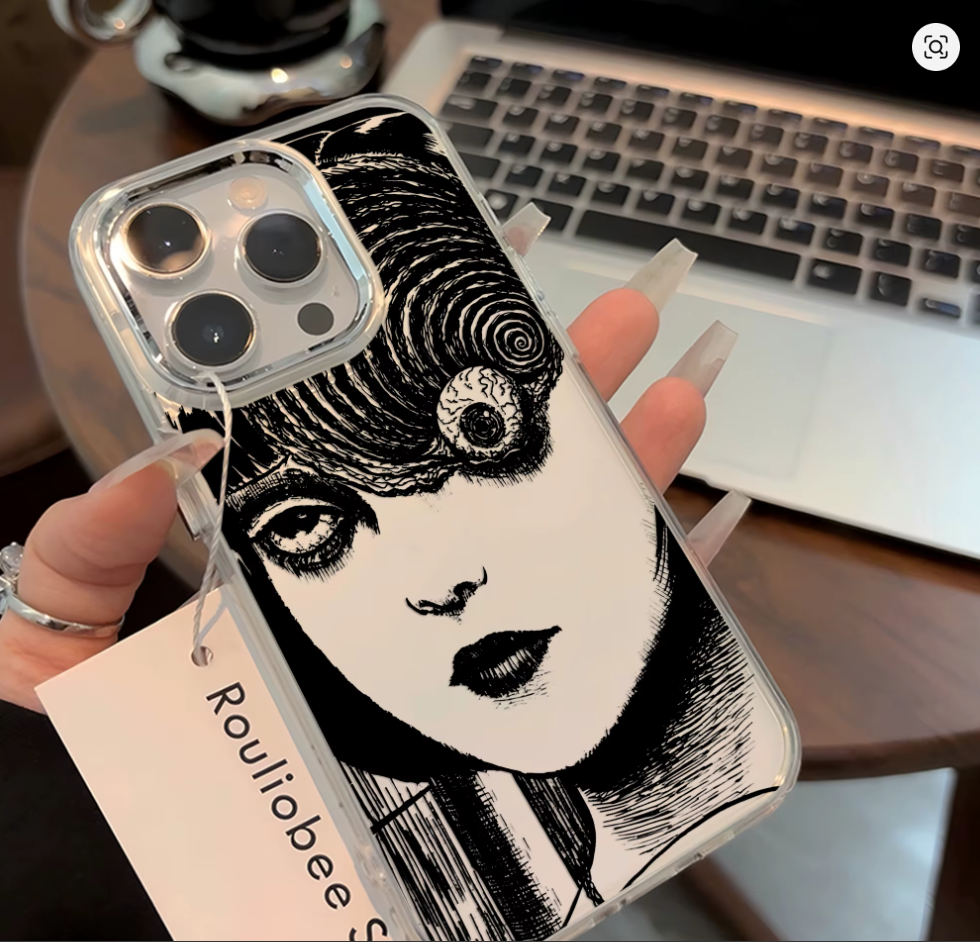Case Anime Junji Ito Horror Quente P Iphone Xs 11 12 13 14 15 16 17 Pro Max
