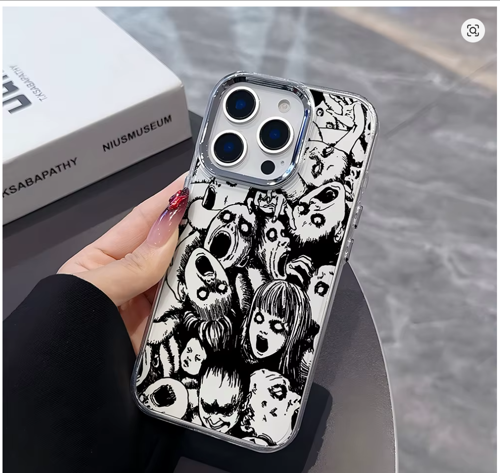 Case Anime Junji Ito Horror Quente P Iphone Xs 11 12 13 14 15 16 17 Pro Max