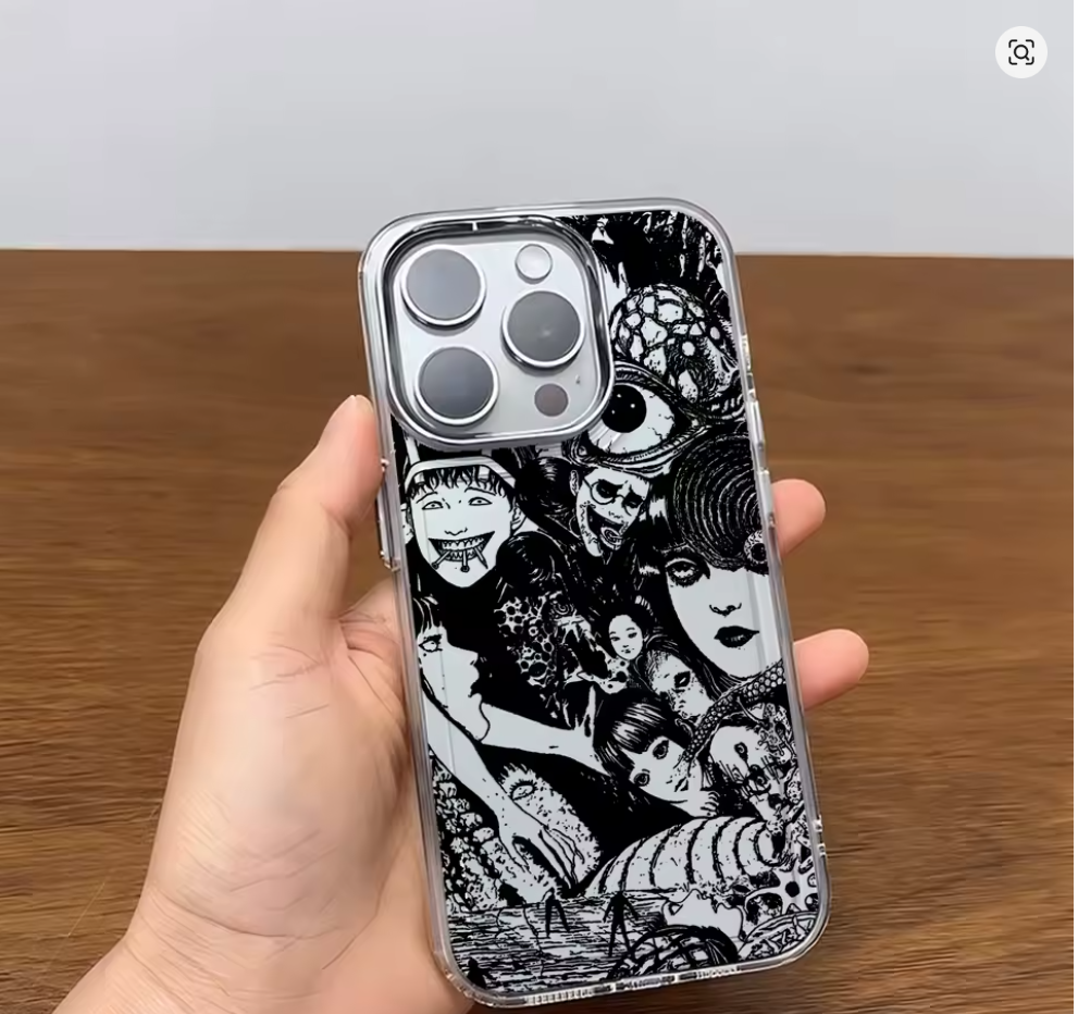 Case Anime Junji Ito Horror Quente P Iphone Xs 11 12 13 14 15 16 17 Pro Max