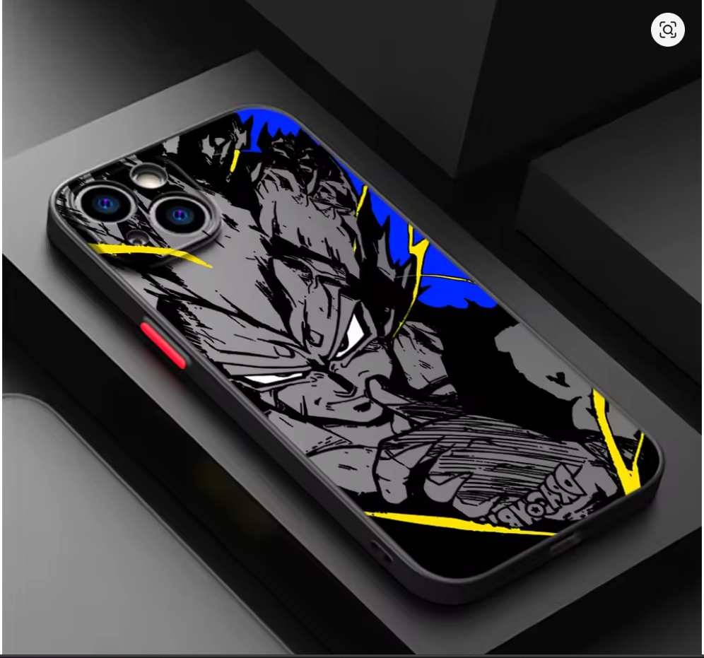 Capa Anime Dragon Ball Z Fosco Colorido Iphone 11 12 13 14 15 16 17 xr xs