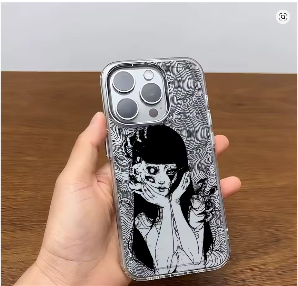 Case Anime Junji Ito Horror Quente P Iphone Xs 11 12 13 14 15 16 17 Pro Max