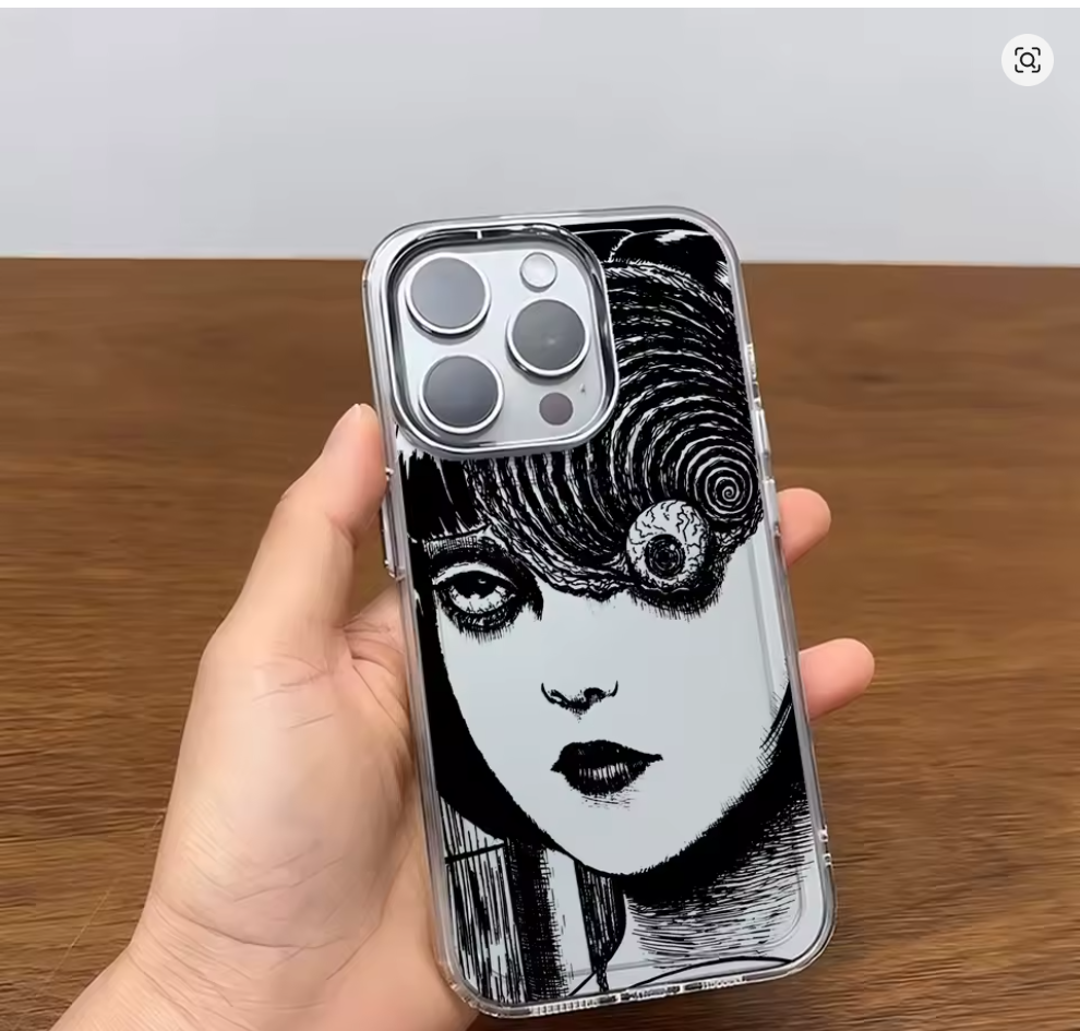 Case Anime Junji Ito Horror Quente P Iphone Xs 11 12 13 14 15 16 17 Pro Max