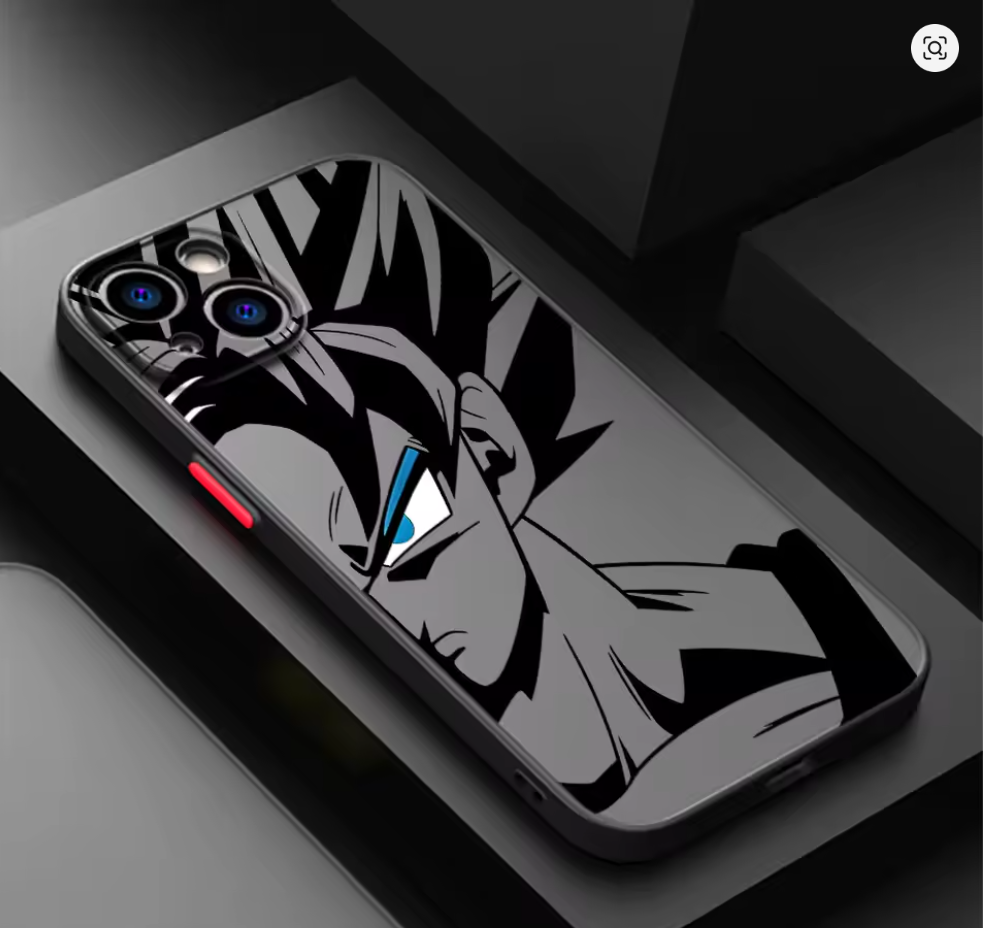 Capa Anime Dragon Ball Z Fosco Colorido Iphone 11 12 13 14 15 16 17 xr xs