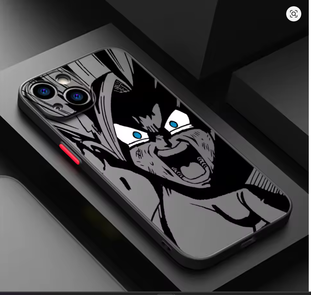 Capa Anime Dragon Ball Z Fosco Colorido Iphone 11 12 13 14 15 16 17 xr xs