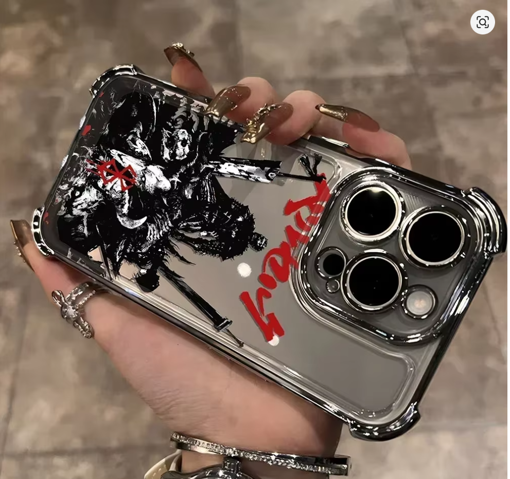 Case Berserk Guts iPhone – Capinha Anime para iPhone 7 ao 16 Pro Max