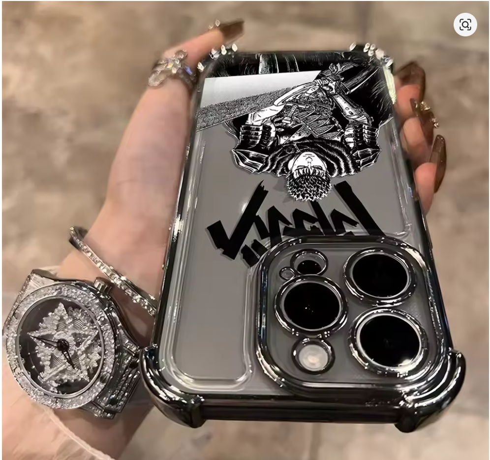 Case Berserk Guts iPhone – Capinha Anime para iPhone 7 ao 16 Pro Max