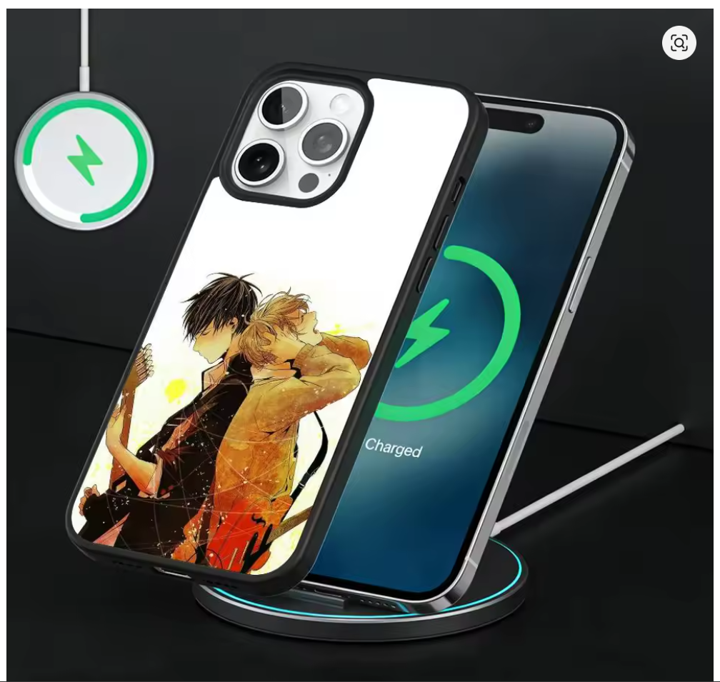 Capa MagSafe Given Anime iPhone – Magnética com Carregador Sem Fio iPhone 11 ao 17 Pro Max