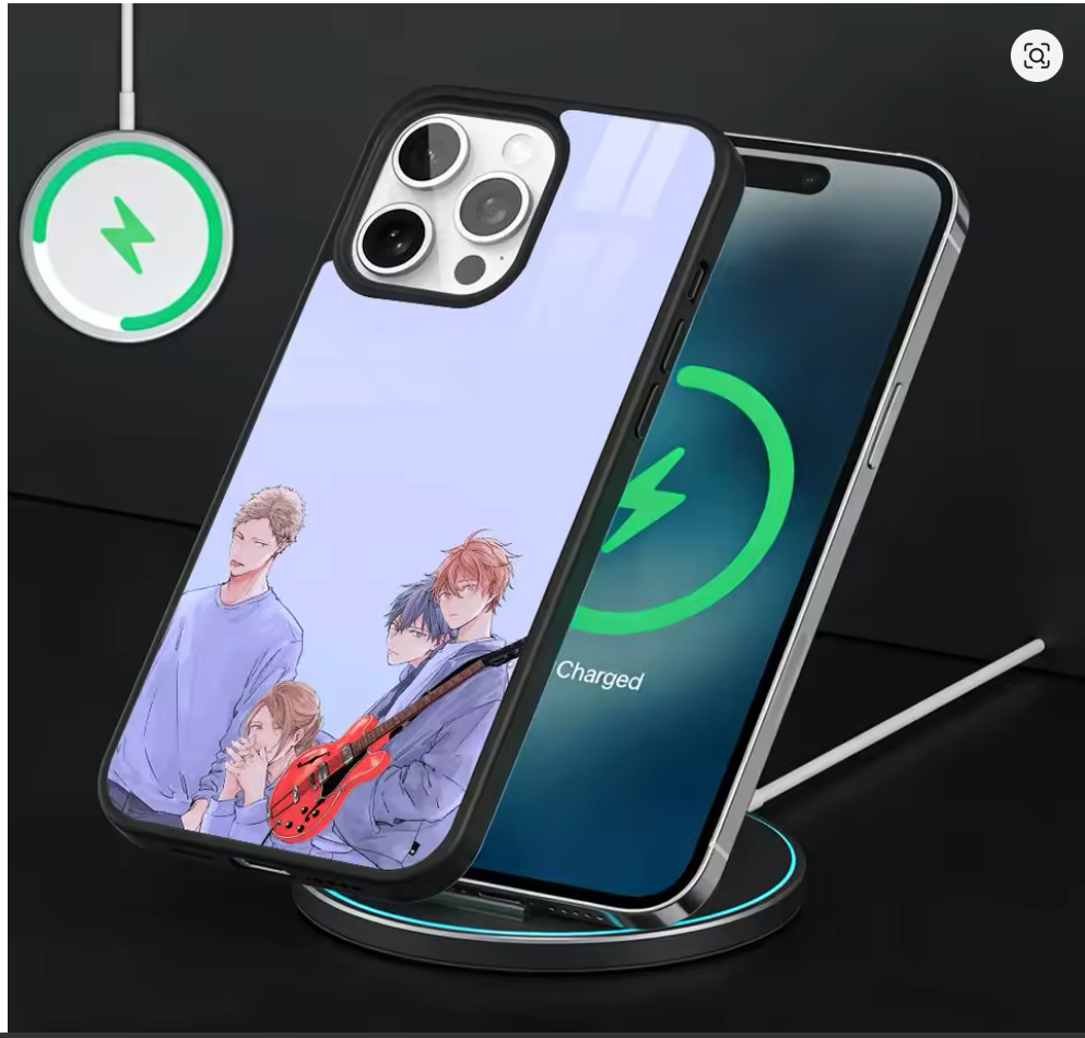 Capa MagSafe Given Anime iPhone – Magnética com Carregador Sem Fio iPhone 11 ao 17 Pro Max