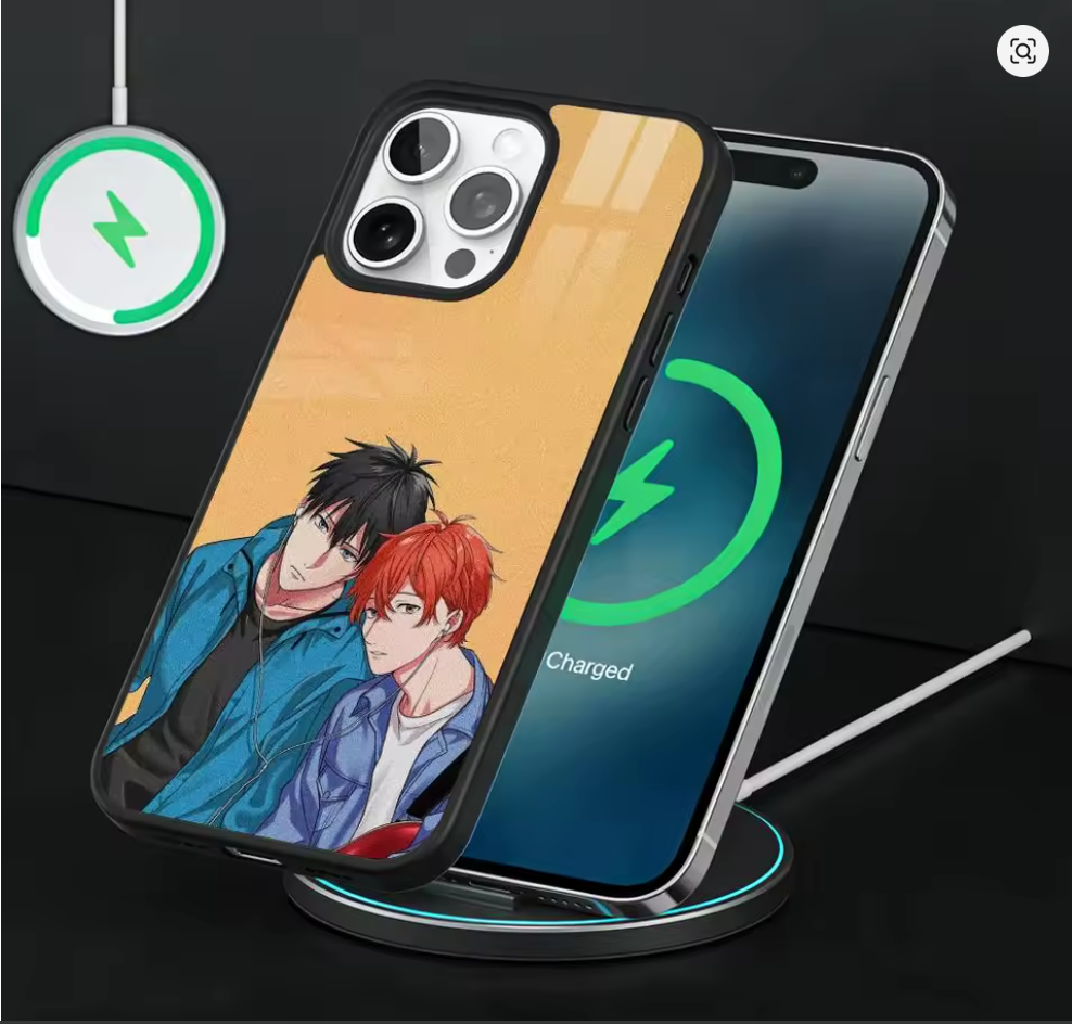 Capa MagSafe Given Anime iPhone – Magnética com Carregador Sem Fio iPhone 11 ao 17 Pro Max