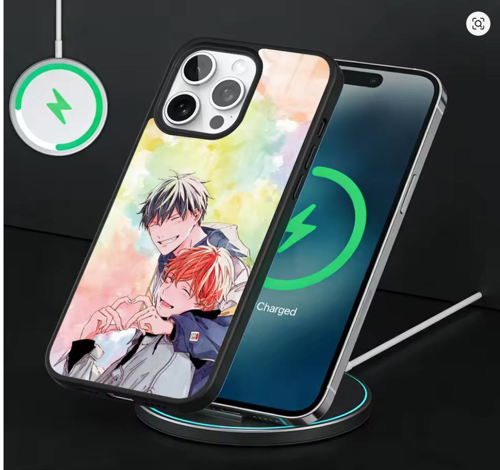 Capa MagSafe Given Anime iPhone – Magnética com Carregador Sem Fio iPhone 11 ao 17 Pro Max