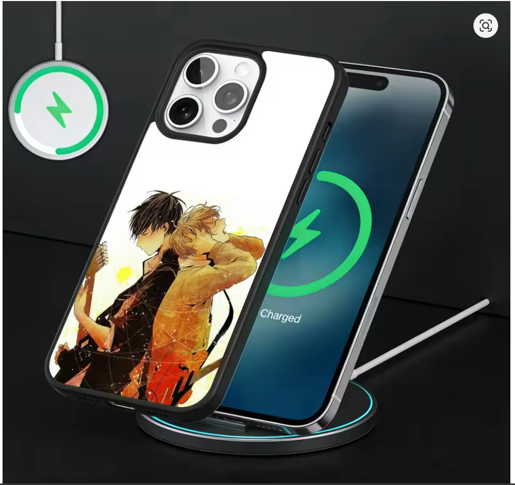 Capa MagSafe Given Anime iPhone – Magnética com Carregador Sem Fio iPhone 11 ao 17 Pro Max