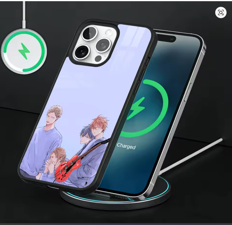 Capa MagSafe Given Anime iPhone – Magnética com Carregador Sem Fio iPhone 11 ao 17 Pro Max