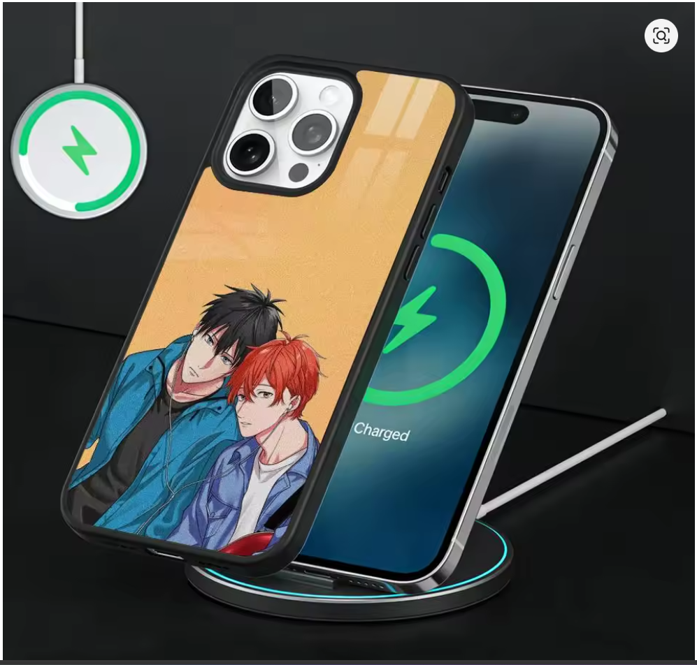 Capa MagSafe Given Anime iPhone – Magnética com Carregador Sem Fio iPhone 11 ao 17 Pro Max