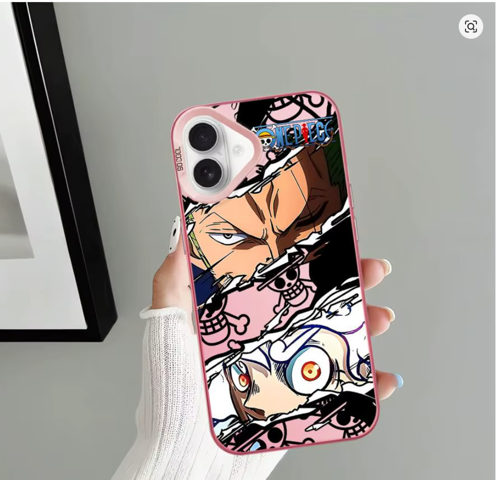 Case Anime Luffy Zoro P Iphone X Xr Xs 12 13 14 15 16 17 Pro Max