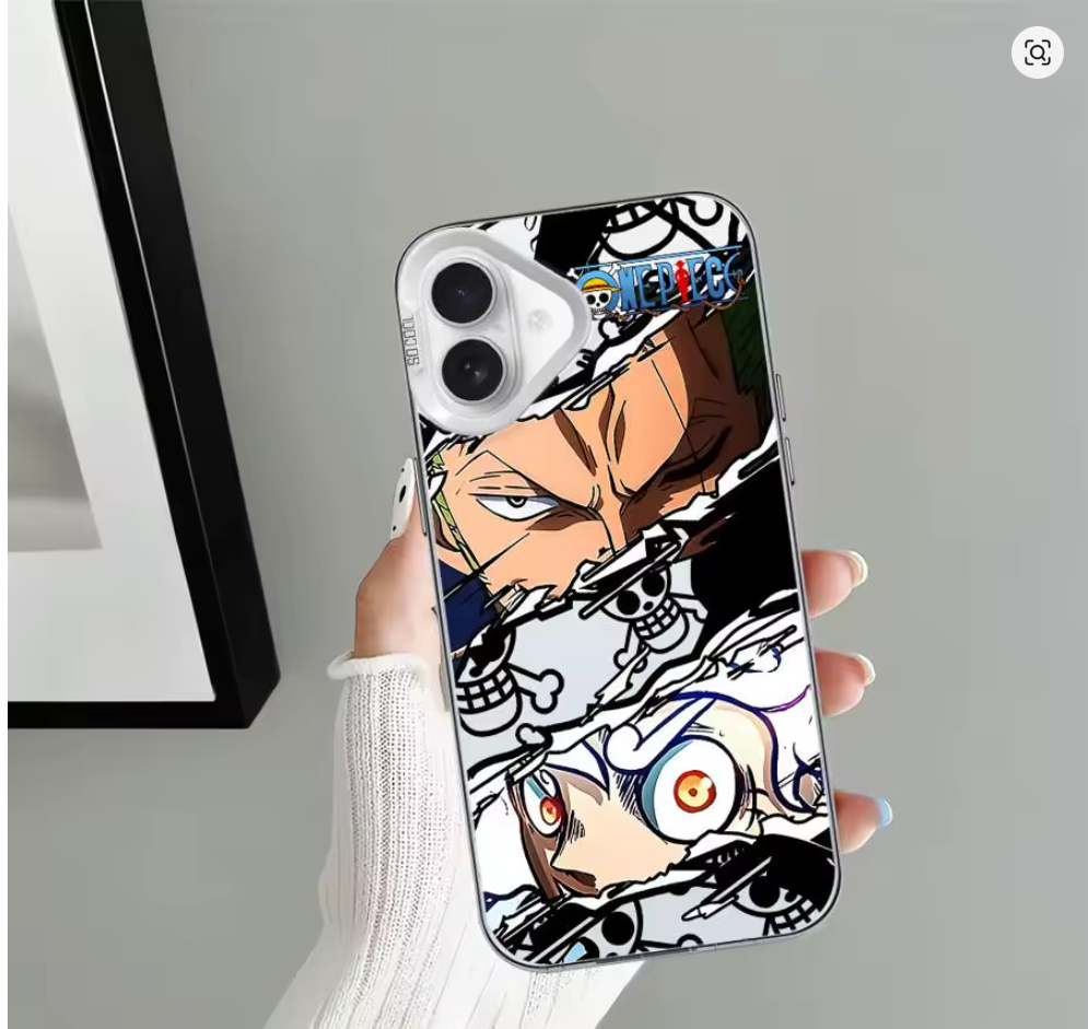 Case Anime Luffy Zoro P Iphone X Xr Xs 12 13 14 15 16 17 Pro Max