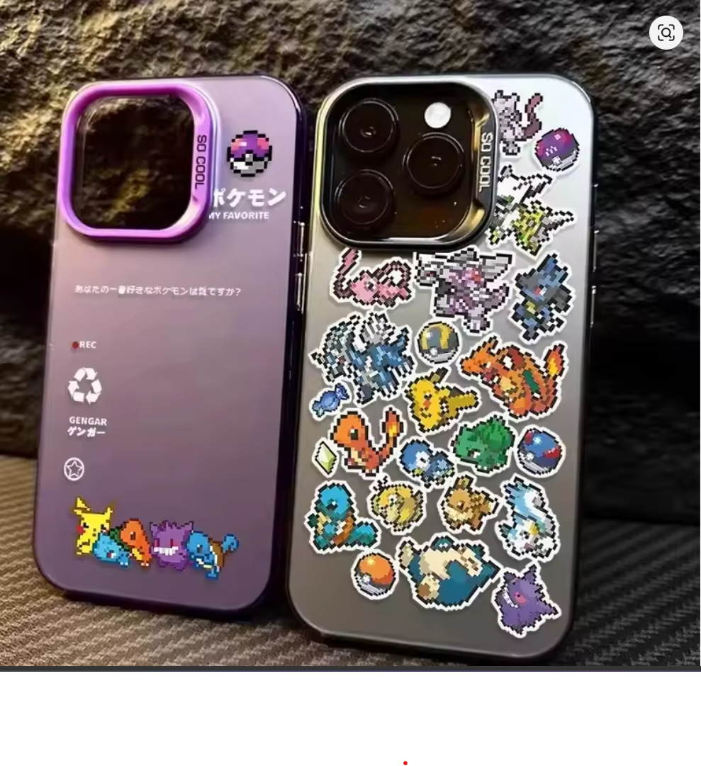Case Anime Pokemon Fosco P Iphone 11 12 13 14 15 16 17 Pro Max Mini