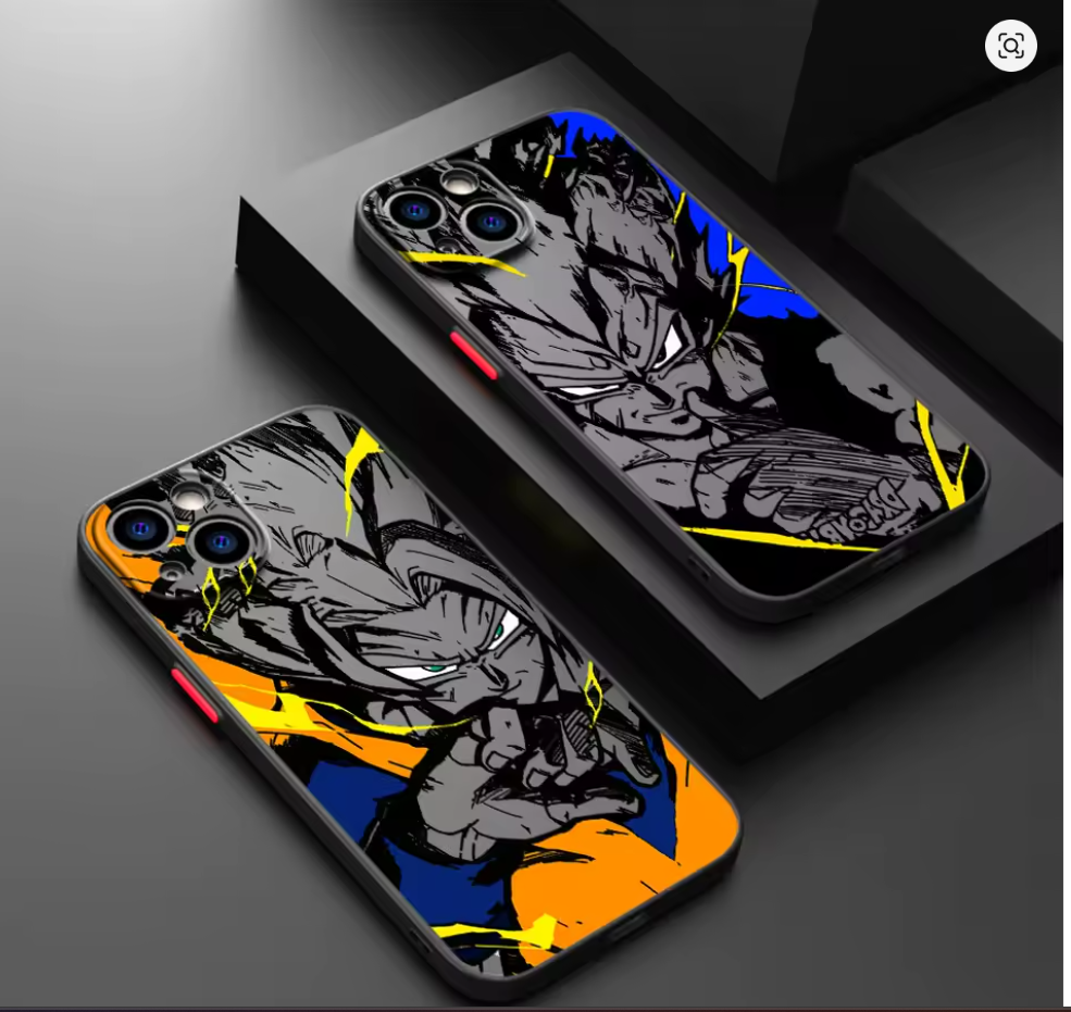 Capa Anime Dragon Ball Z Fosco Colorido Iphone 11 12 13 14 15 16 17 xr xs