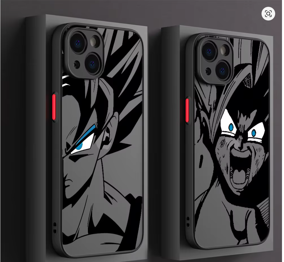 Capa Anime Dragon Ball Z Fosco Colorido Iphone 11 12 13 14 15 16 17 xr xs