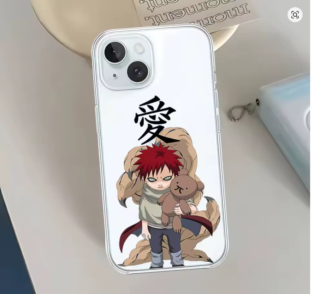 Case G-Gaara-S Naruto Anime iPhone 11 12 13 14 15 16 17