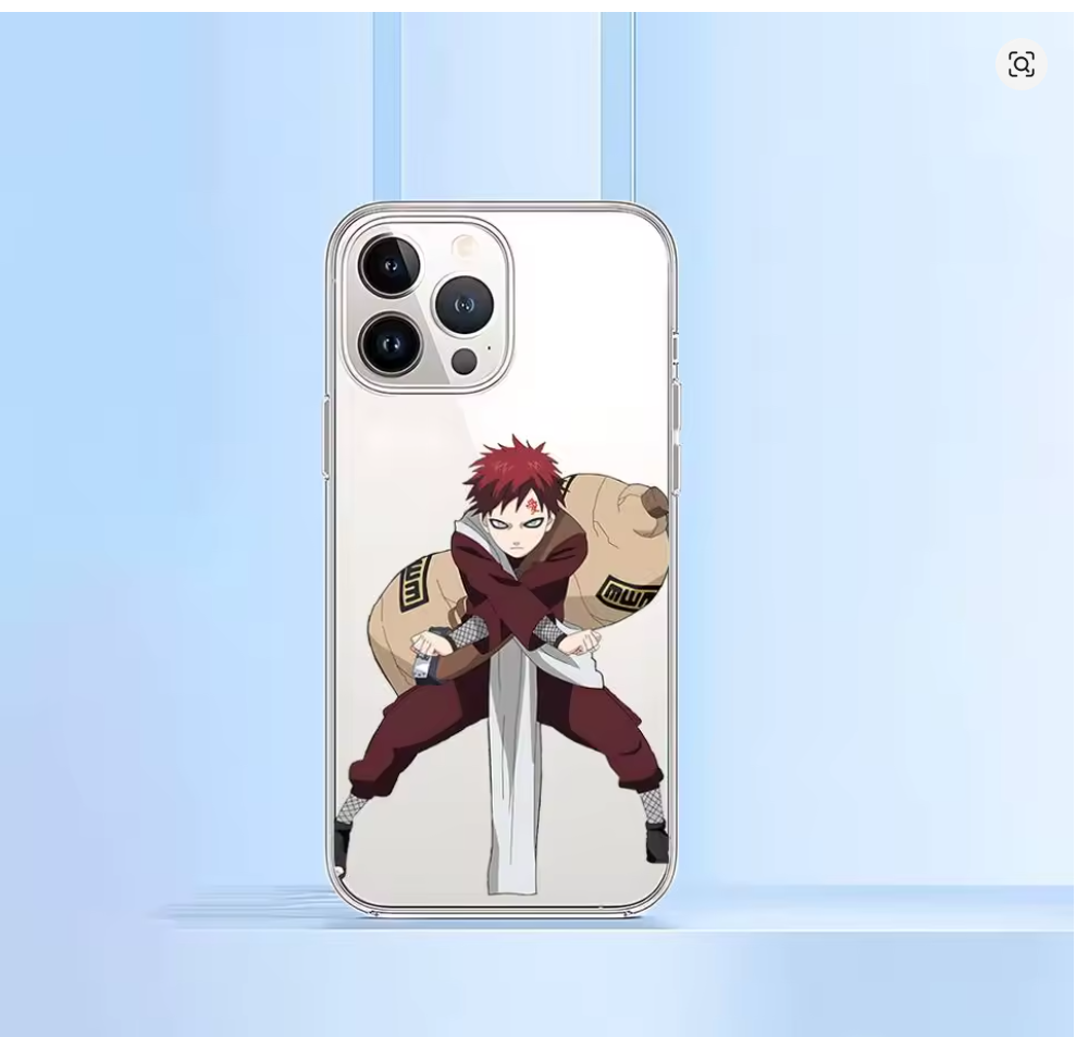Case G-Gaara-S Naruto Anime iPhone 11 12 13 14 15 16 17