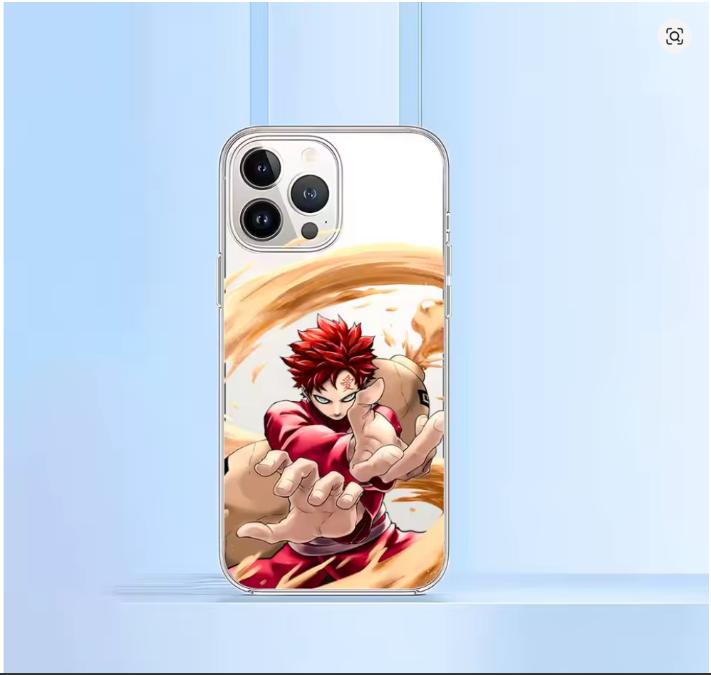 Case G-Gaara-S Naruto Anime iPhone 11 12 13 14 15 16 17