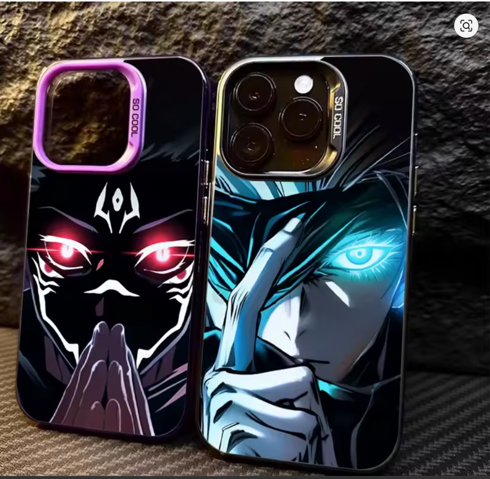 Case Anime Jujutsu Satoru Gojo P/ Iphone 11 12 13 14 15 16 17 Pro Max Air X Xr
