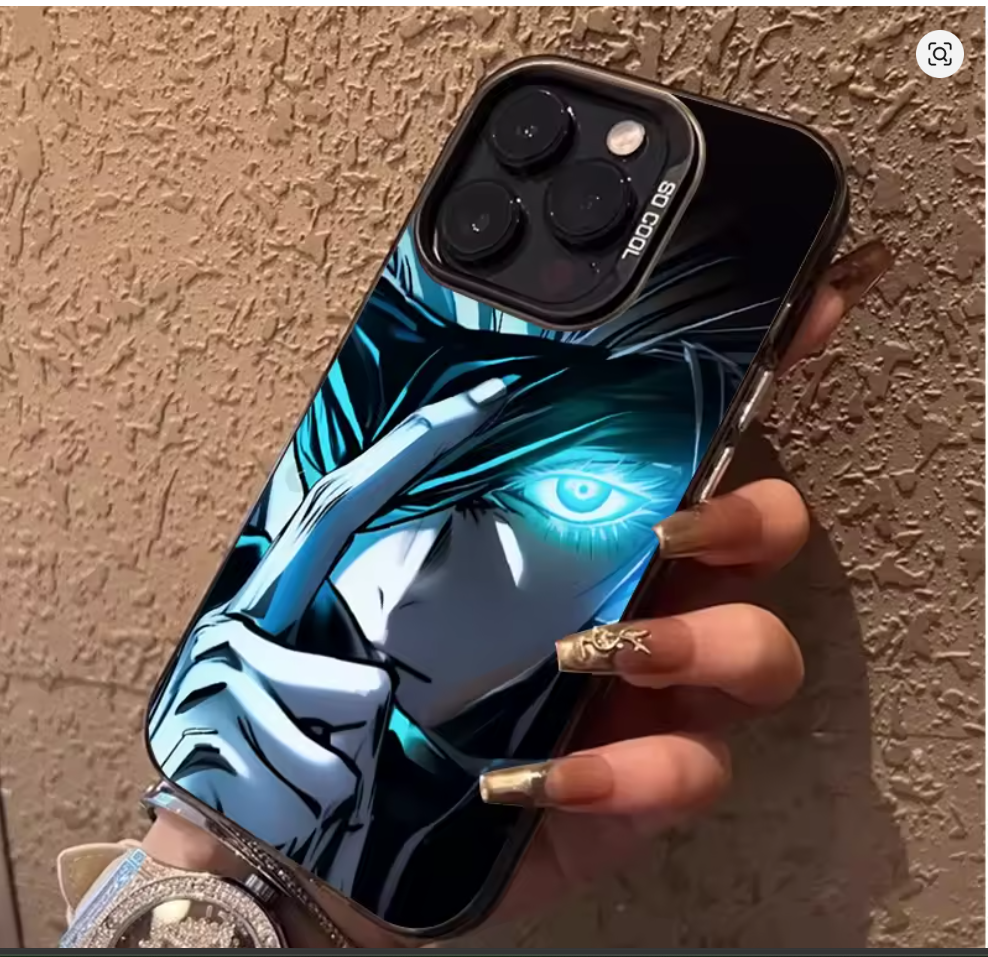 Case Anime Jujutsu Satoru Gojo P/ Iphone 11 12 13 14 15 16 17 Pro Max Air X Xr