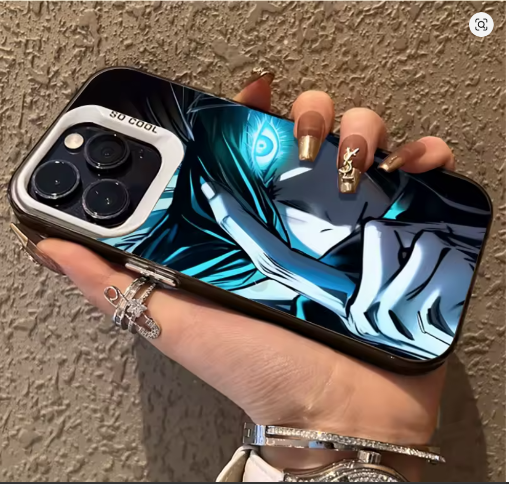 Case Anime Jujutsu Satoru Gojo P/ Iphone 11 12 13 14 15 16 17 Pro Max Air X Xr