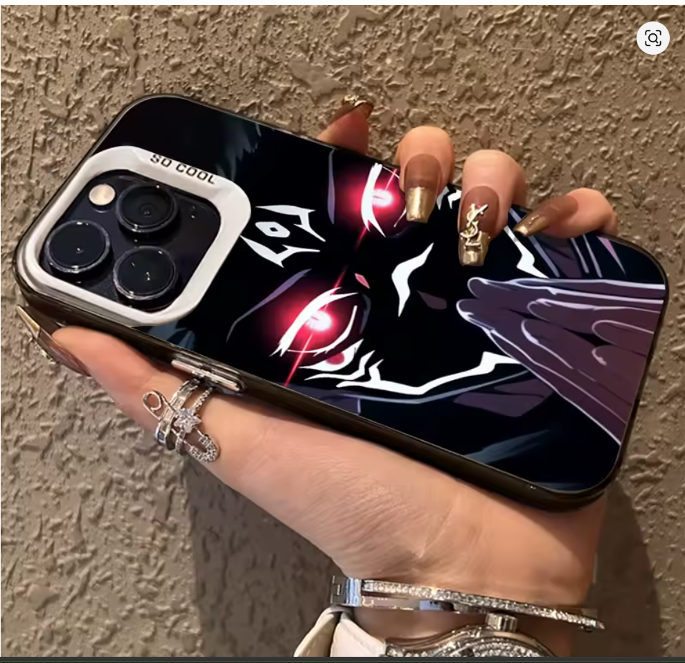 Case Anime Jujutsu Satoru Gojo P/ Iphone 11 12 13 14 15 16 17 Pro Max Air X Xr