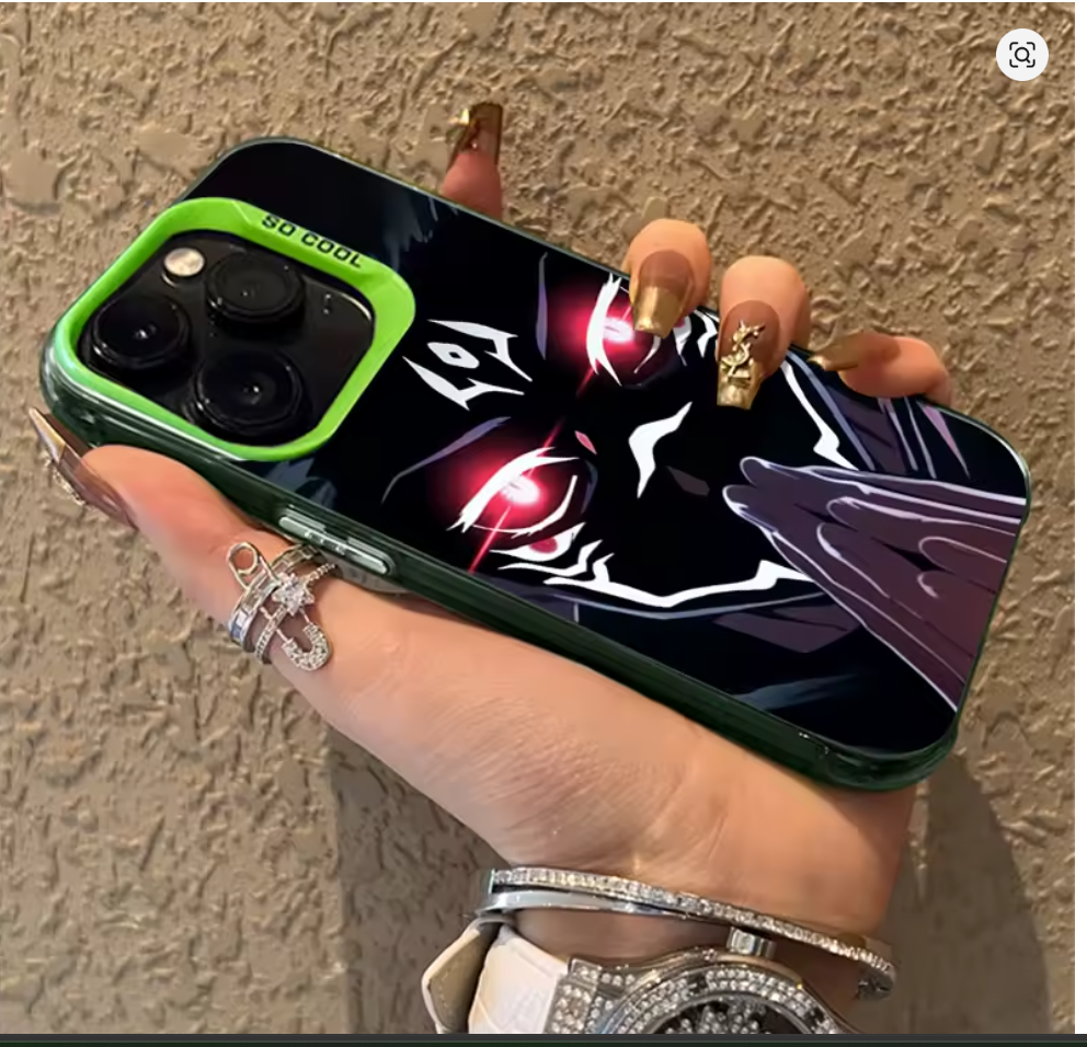 Case Anime Jujutsu Satoru Gojo P/ Iphone 11 12 13 14 15 16 17 Pro Max Air X Xr