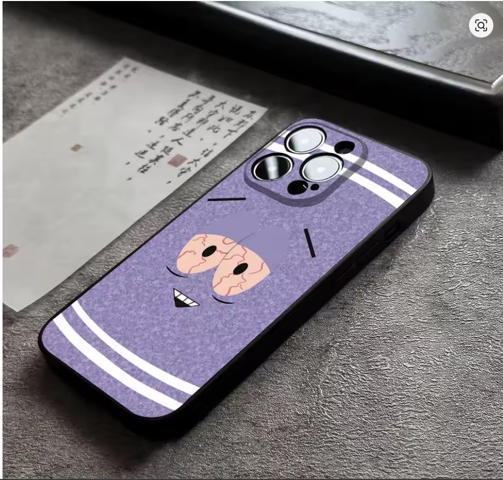 Capa Anime South Park Toalhinha Iphone  11 12 13 14 15 16 17 Xr Xs Max