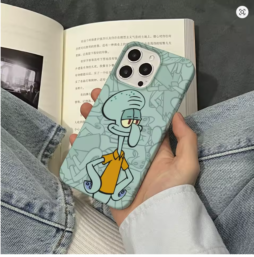 Case Anime Bob Esponja Apple Iphone 11 12 13 14 15 16 Pro Max Plus