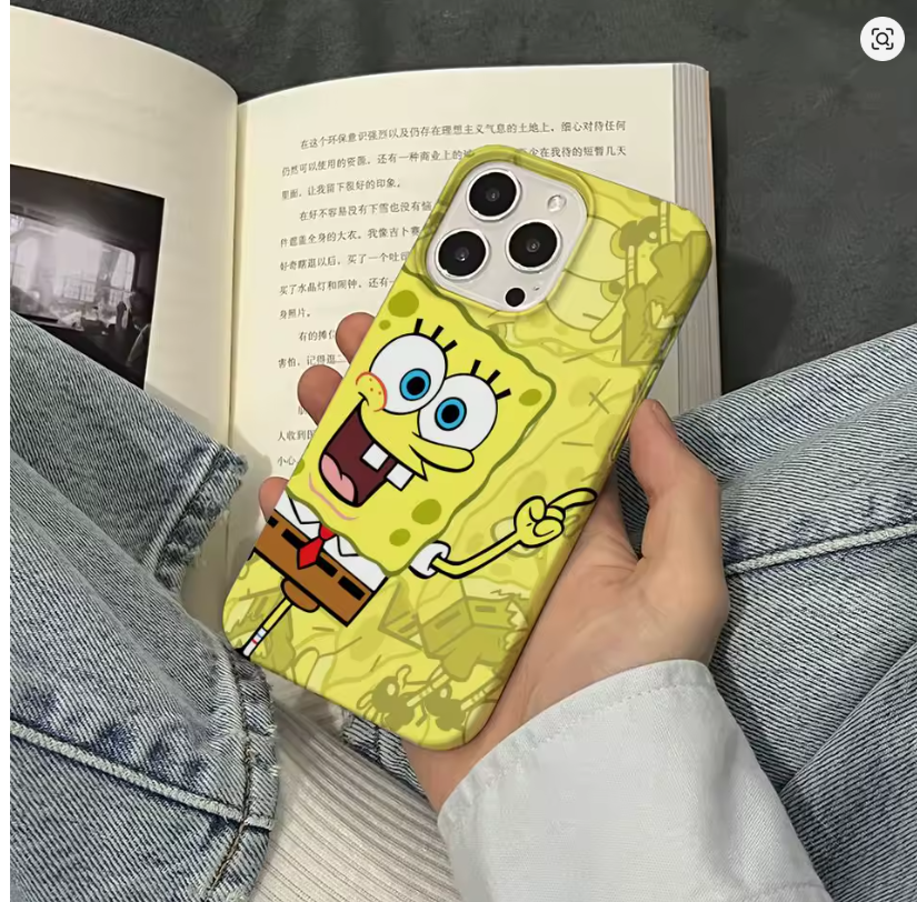 Case Anime Bob Esponja Apple Iphone 11 12 13 14 15 16 Pro Max Plus