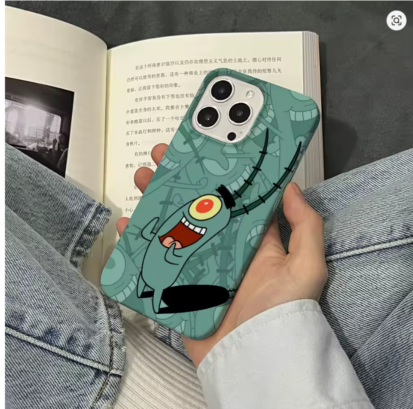 Case Anime Bob Esponja Apple Iphone 11 12 13 14 15 16 Pro Max Plus