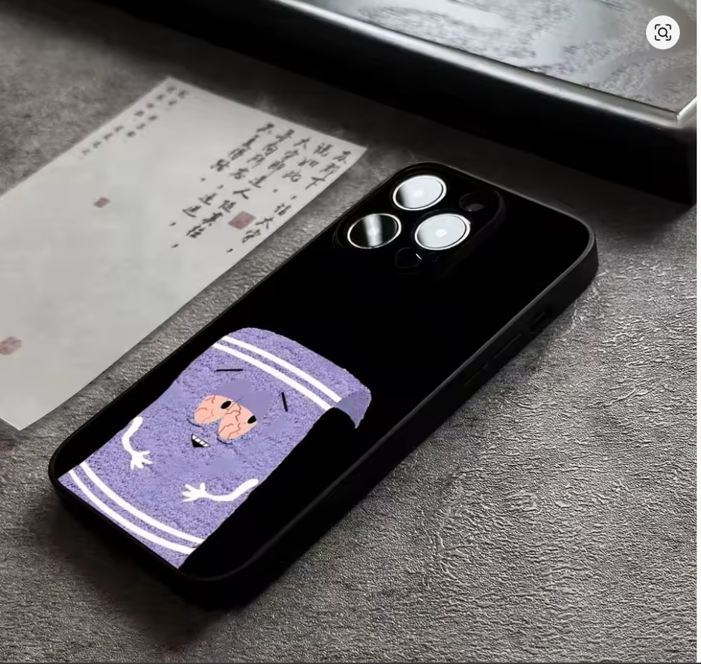 Capa Anime South Park Toalhinha Iphone  11 12 13 14 15 16 17 Xr Xs Max