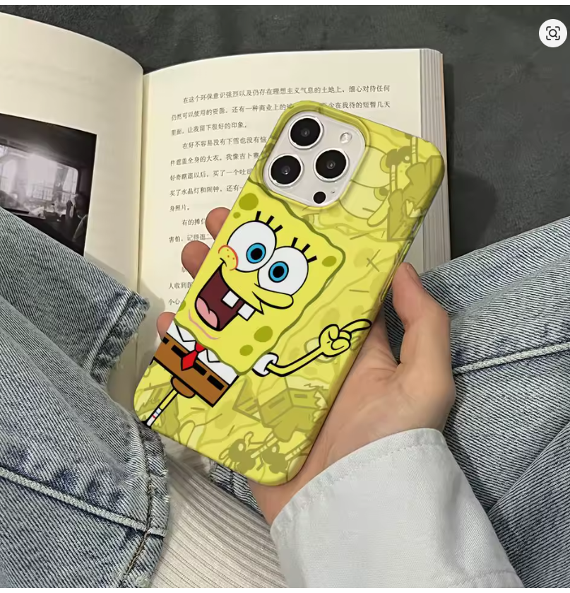 Case Anime Bob Esponja Apple Iphone 11 12 13 14 15 16 Pro Max Plus