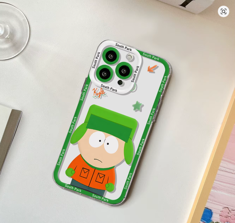 Capa Anime South Park Transparente Colorida Iphone 11 12 13 14 15 16 Xs Max Xr