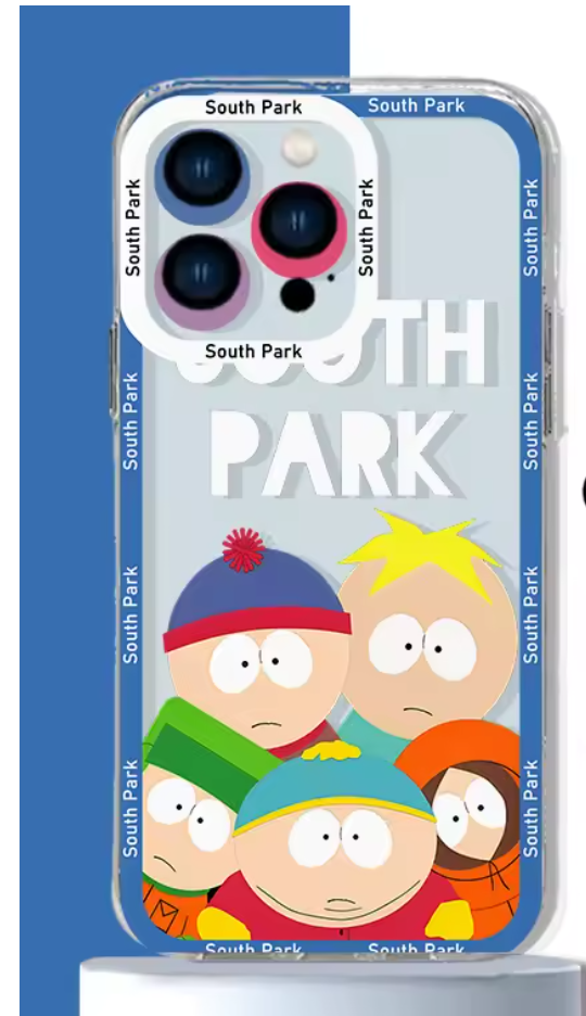 Capa Anime South Park Transparente Colorida Iphone 11 12 13 14 15 16 Xs Max Xr