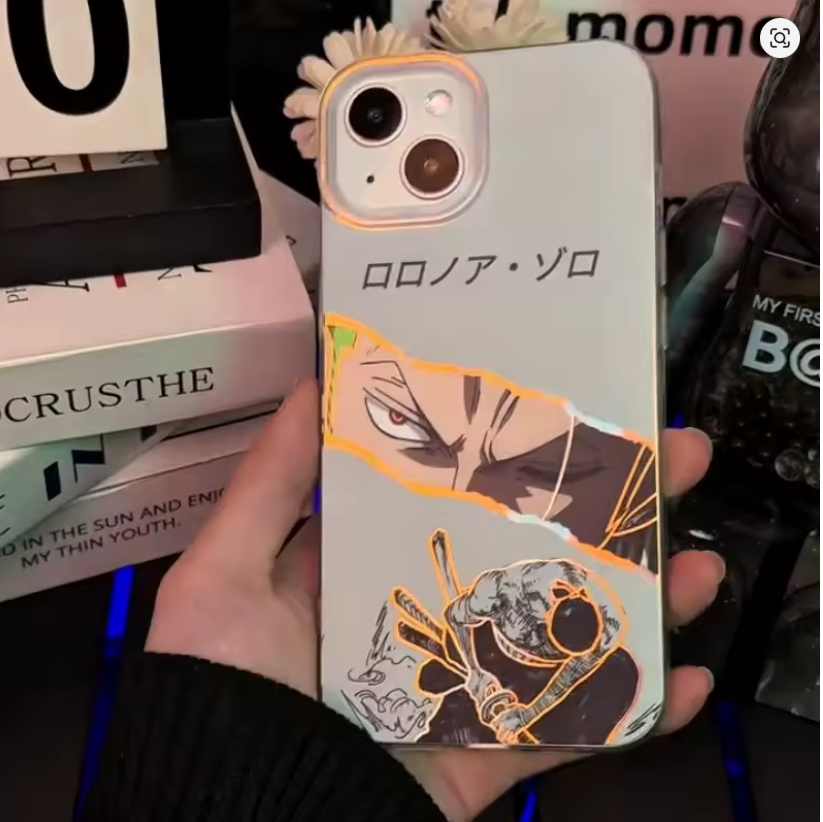 Case Anime 3D Anime One Piece Roronoa Zoro Iphone 11 12 13 14 15 16 17 Air Pro Max