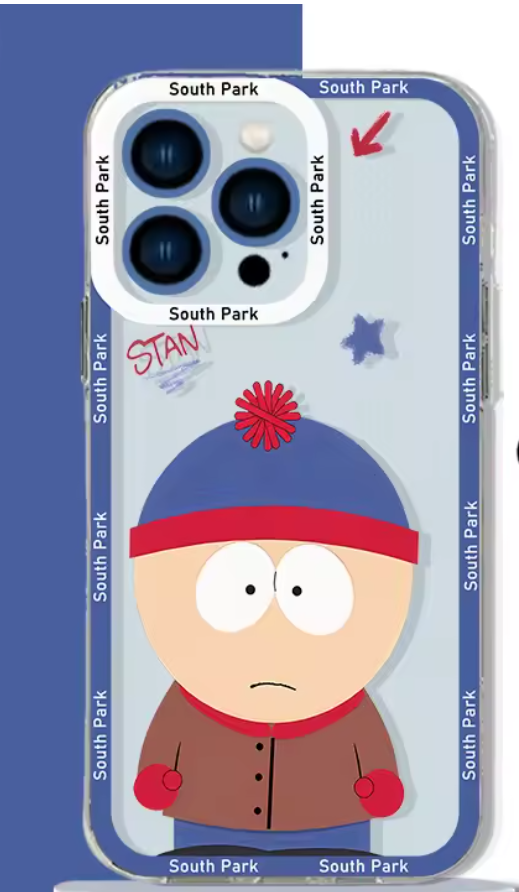 Capa Anime South Park Transparente Colorida Iphone 11 12 13 14 15 16 Xs Max Xr