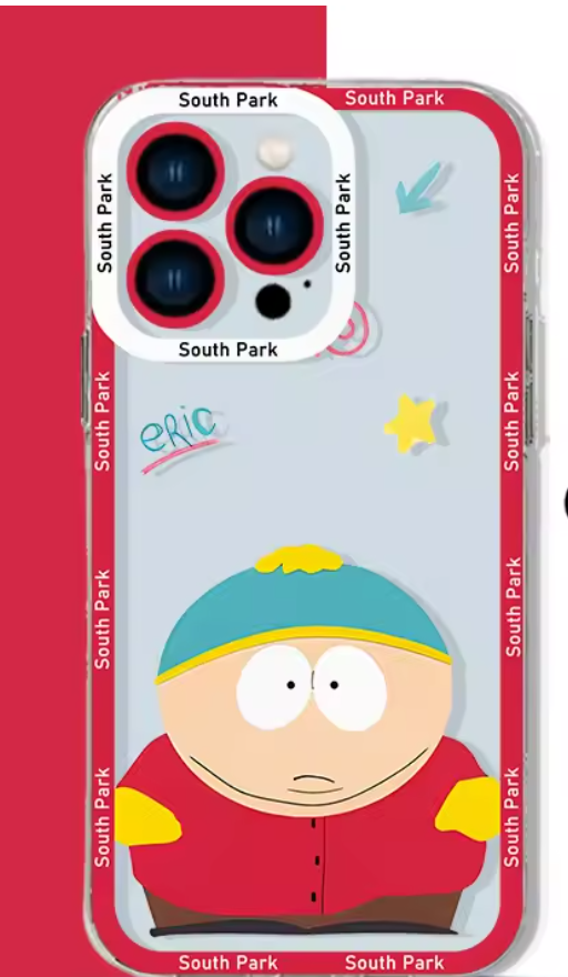 Capa Anime South Park Transparente Colorida Iphone 11 12 13 14 15 16 Xs Max Xr