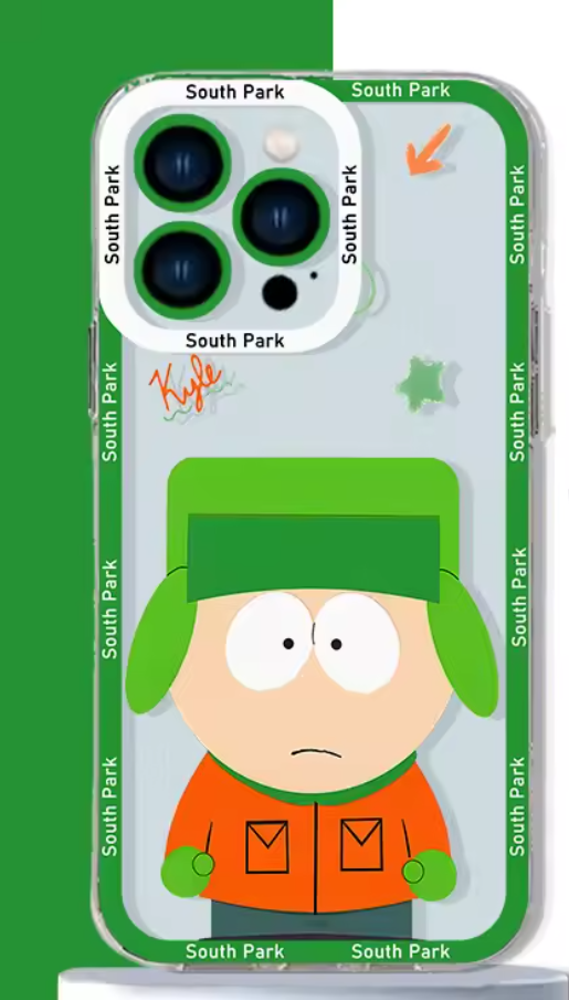 Capa Anime South Park Transparente Colorida Iphone 11 12 13 14 15 16 Xs Max Xr