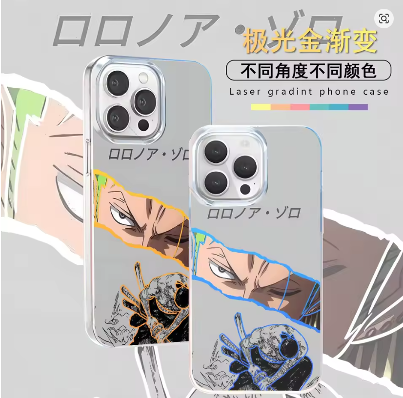 Case Anime 3D Anime One Piece Roronoa Zoro Iphone 11 12 13 14 15 16 17 Air Pro Max