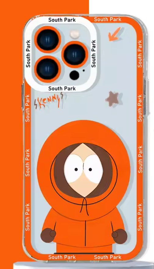 Capa Anime South Park Transparente Colorida Iphone 11 12 13 14 15 16 Xs Max Xr